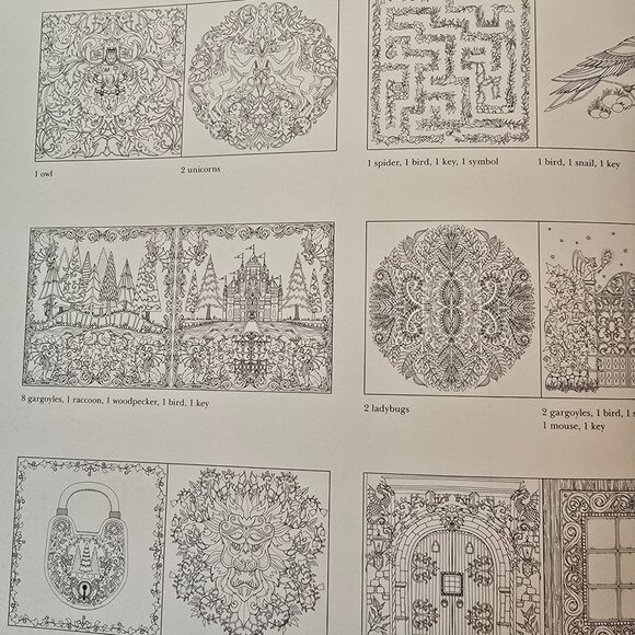 Animal Kingdom and Enchanted Forest Coloring Book (Set of 2) - Picture 14 of 14